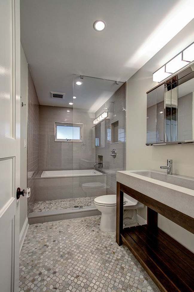 18 mẫu phòng tắm đẹp có diện tích hẹp