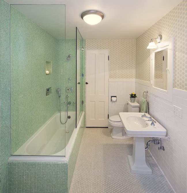 18 mẫu phòng tắm đẹp có diện tích hẹp